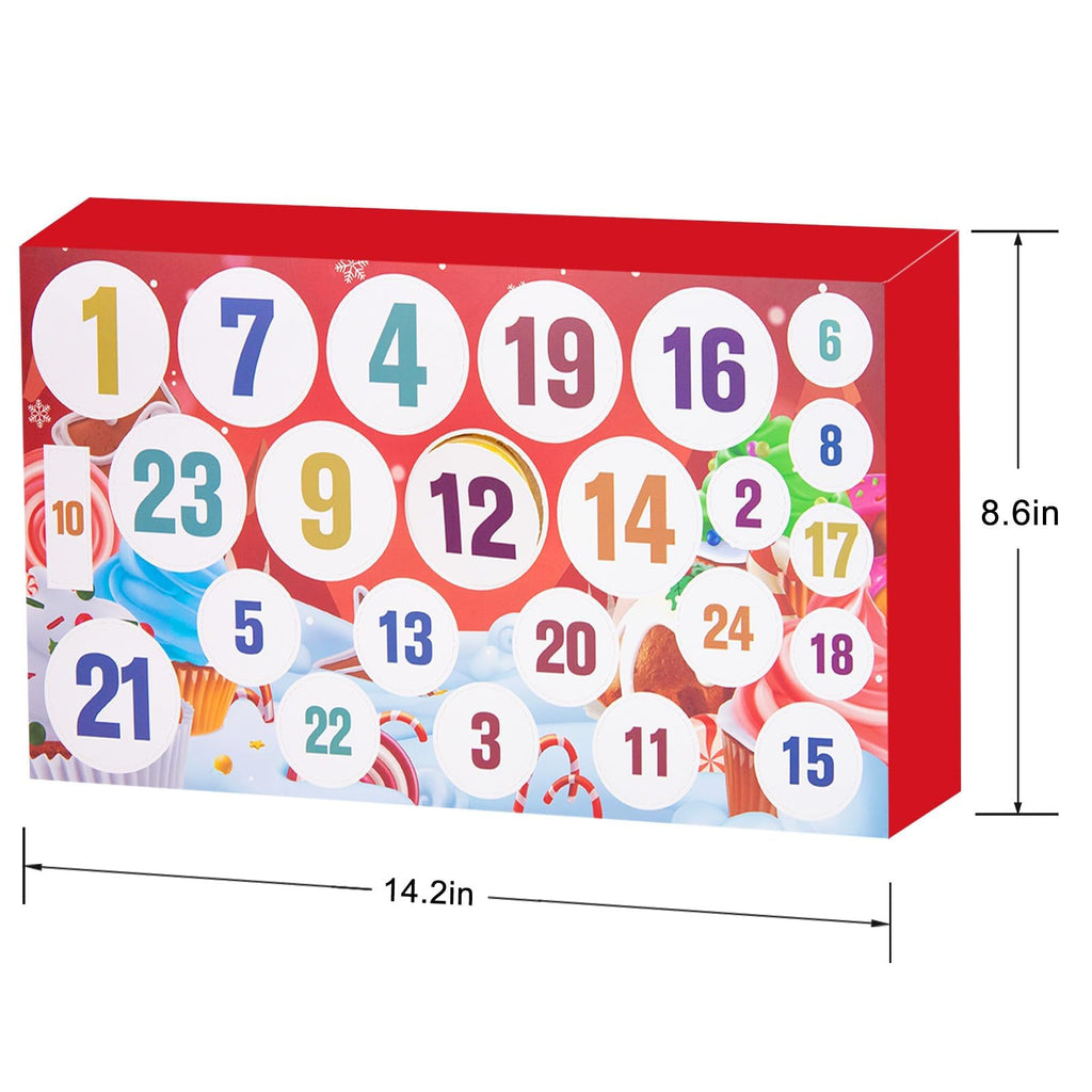 Advent Calendar 2026-24 Days of Slime and Charms Kit - Christmas Kids Gifts