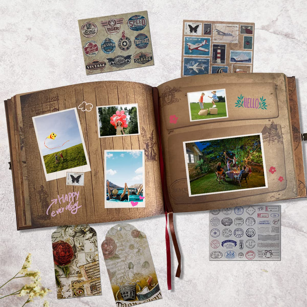 FEIYU BUY Our Adventure Book Vintage Scrapbook Journal