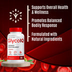 (1 Pack) GlycoIQ Capsules, All Natural Glyco IQ Support Supplement Pills with Premium Ingredients, Advanced GlycoIQ Maximum Strength Formula for Healthy Circulation & Balanced Levels (60 Capsules)