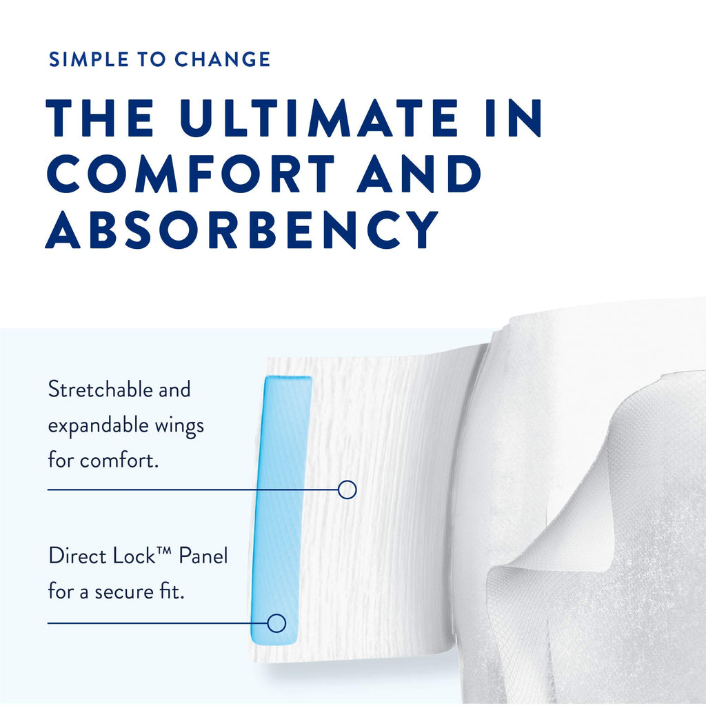 Prevail Breezers 360 Incontinence Briefs, Ultimate Absorbency, Size Two, 72 Count