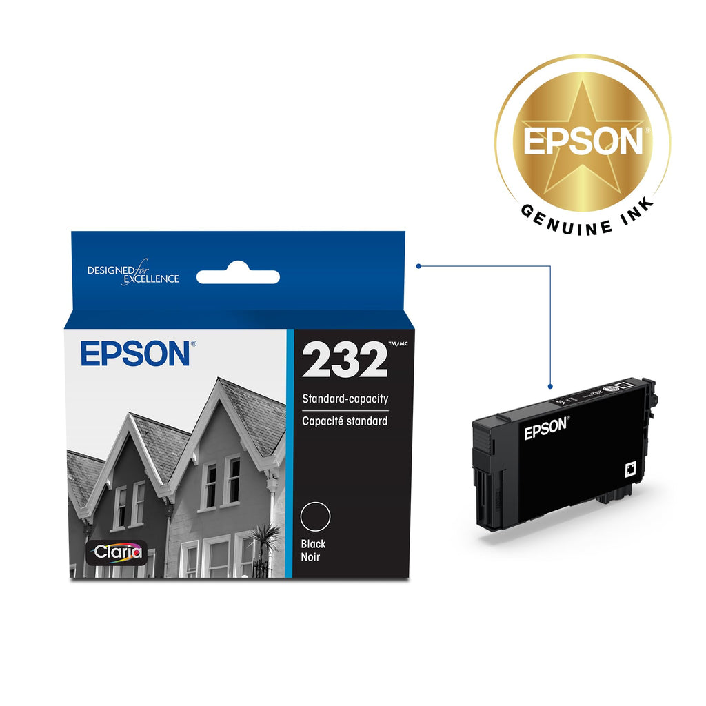 Epson 232 Genuine Standard Capacity Black Ink Cartridge T232120