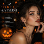 Nosiny 36 Pairs Holiday Earrings Variety Pack Summer Fall Halloween Gifts for Women Teacher Party Favors(Stylish Hook Earrings)