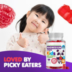 DR. MORITZ Sugar-Free Calm Magnesium Gummies for Kids and Adults - Non-GMO Magnesium Citrate Gummies - Raspberry Flavor - 1-Pack (180 Count)