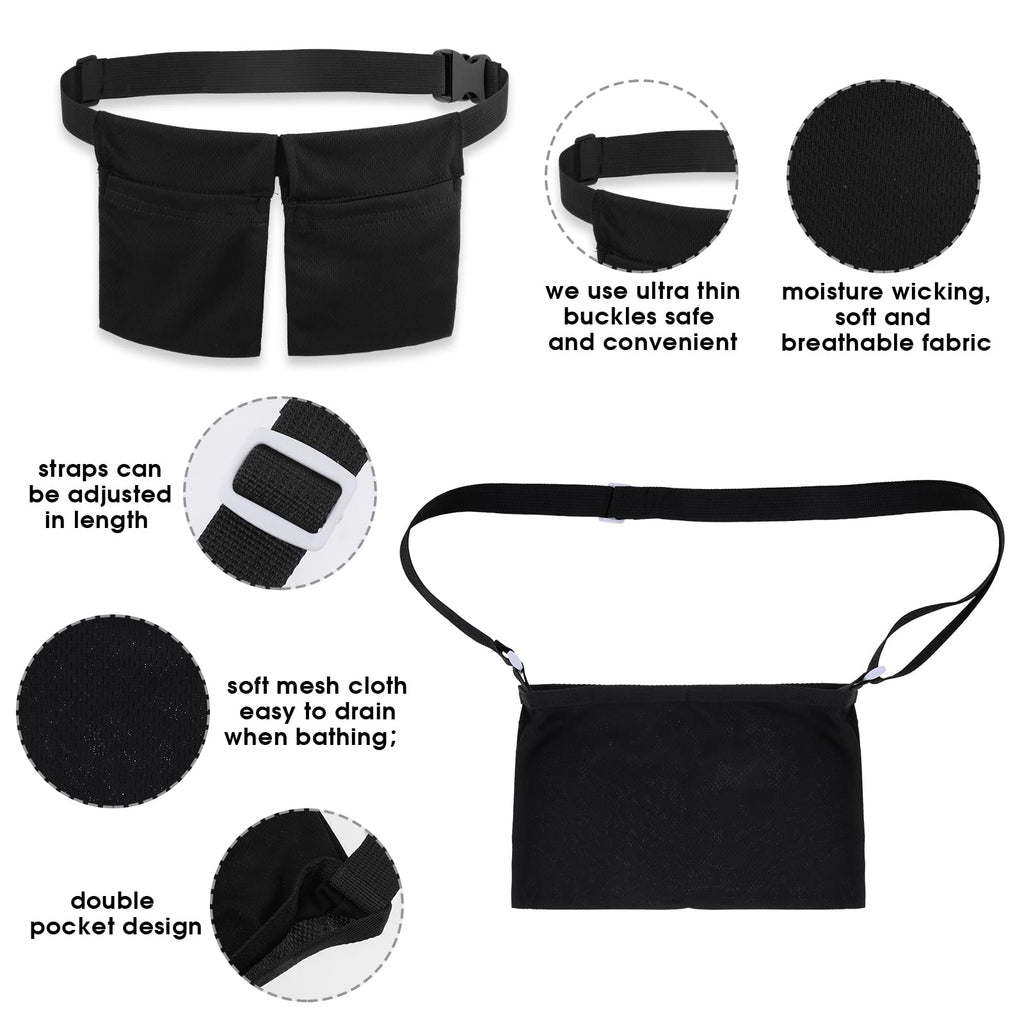 Thinp Drain Holder After Tummy Tuck, Adjustable Mastectomy Drain Holder Shower Bag Masectomy Surgery Recovery for Breast Mastectomy Breast Reduction Augmentation Tummy Tuck Post Surgery Supplies