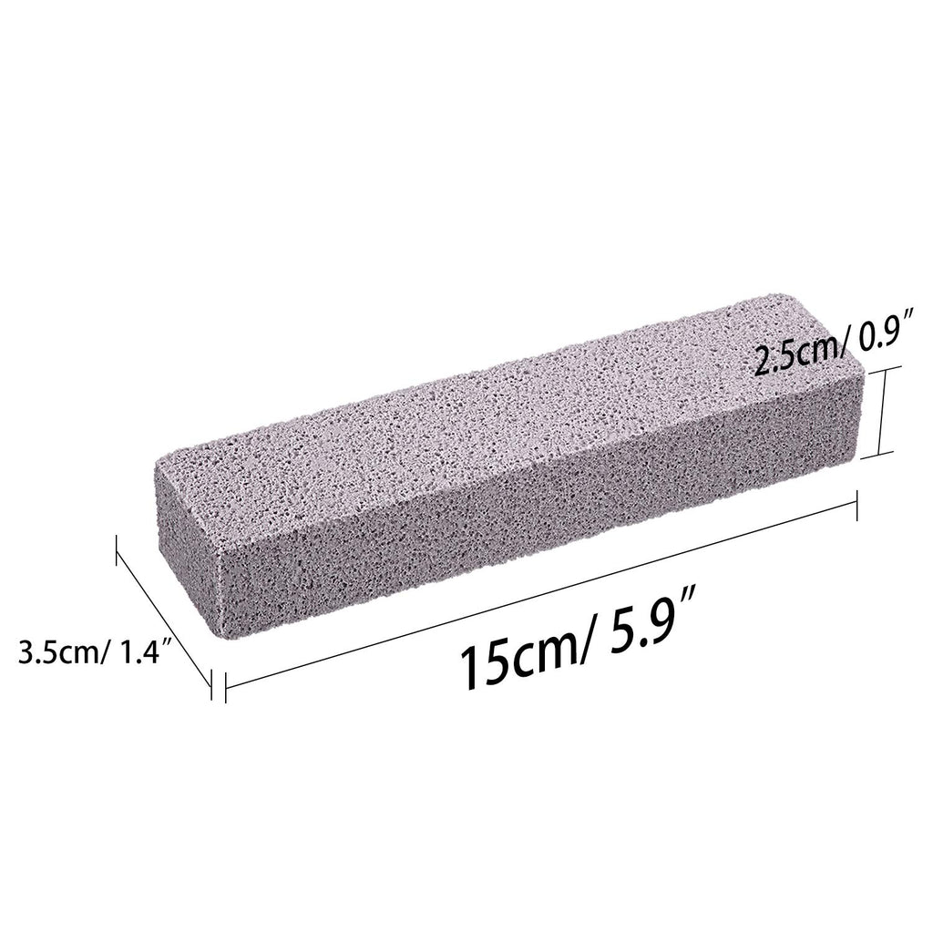 Chinco 36 Packs Pumice Stick for Cheaning, Pumice Scouring Stone Pad Removing Stain Grime Without Leaving Scratches for Kitchen Oven Stove Home Bathroom Toilet Pool House Cleaning Supplies