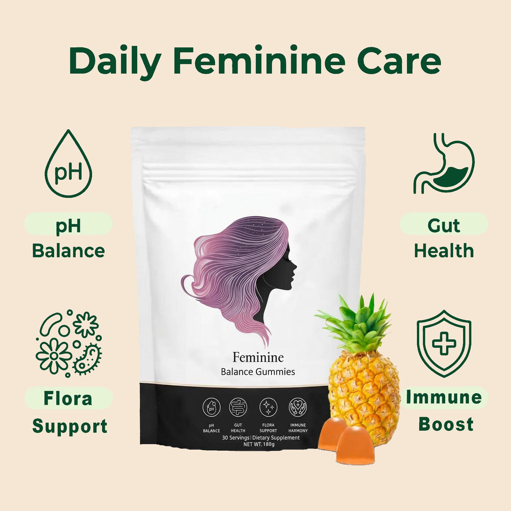Fibetrue Women’s Probiotic Gummies – Feminine Balance & Gut Health, pH Support, Pineapple Flavor, Clean Vegan Formula, Sugar Free, 60 Count