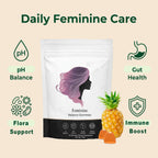 Fibetrue Women’s Probiotic Gummies – Feminine Balance & Gut Health, pH Support, Pineapple Flavor, Clean Vegan Formula, Sugar Free, 60 Count