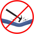 Poolmaster Manual Pool Vacuum Hose, 45 Ft x 1-1/2” for Inground & Above Ground Pools, Not for Automatic Cleaners, Kink-Free, Heavy Duty Pool Cleaner Hose with Swivel Cuff – Made in USA