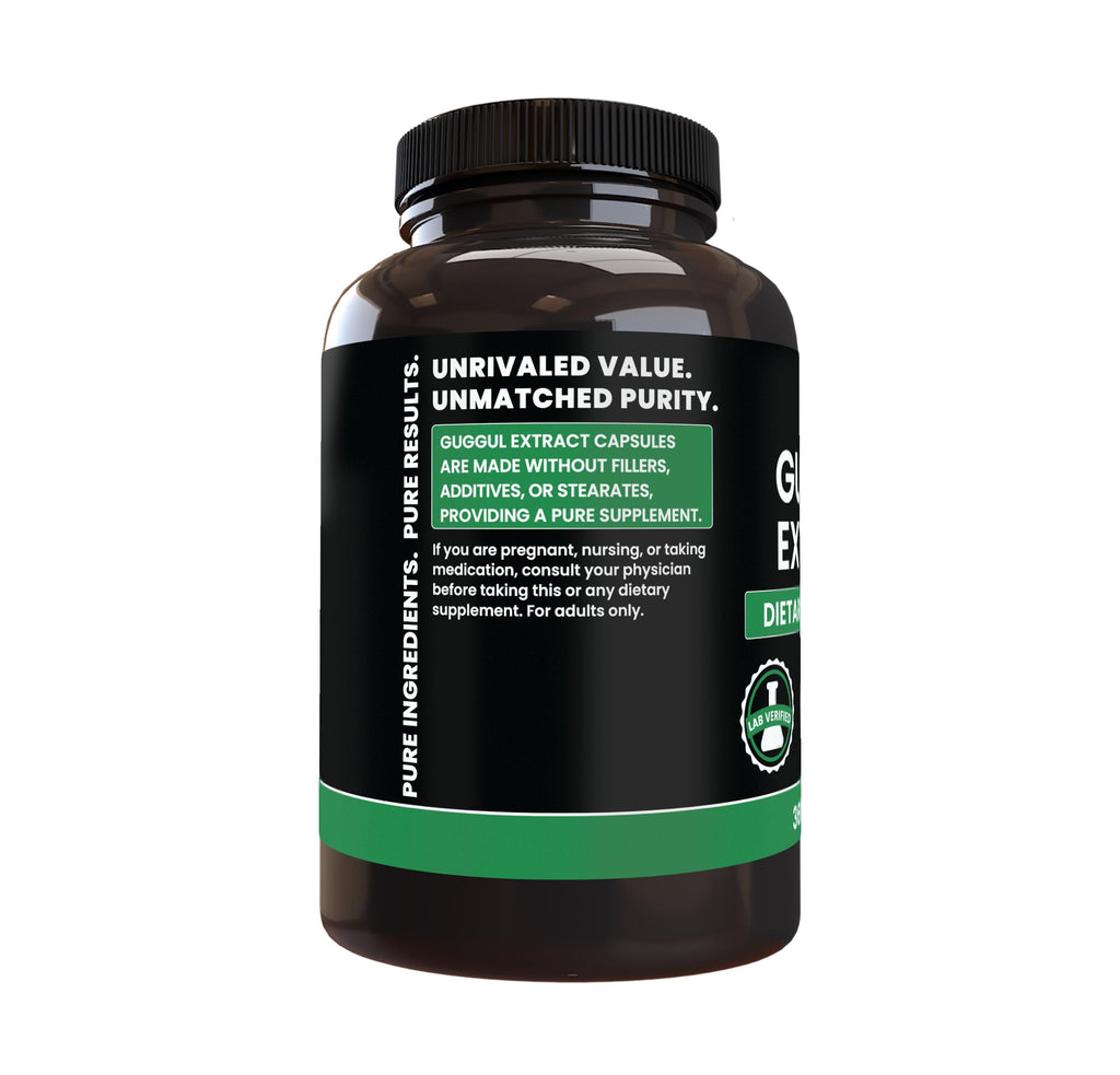 PURE ORIGINAL INGREDIENTS Guggul Extract Always Pure, No Additives Or Fillers, Lab Verified (365 Count (Pack of 1))