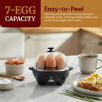 Elite Gourmet 7-Egg Rapid Egg Cooker, Poacher/Omelet Maker, Auto Shut-Off