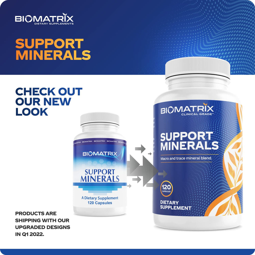 BioMatrix Chelated Mineral Supplement, Iron-Free, Calcium, Magnesium, Zinc