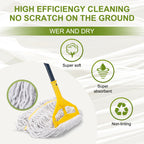 KeFanta 2 Pack Commercial Mop Heavy Duty,Industrial String Cotton Wet Mops