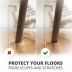 Felt Furniture Pads X-PROTECTOR - 10 Pack Premium 8”x6” Heavy Duty 1/5” Felt Sheets! Cut Furniture Felt Pads for Furniture Feet You Need – Best Furniture Pads for Hardwood Floors! Brown