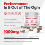 Peak Revival-X Turkesterone & Tongkat Ali Lean Muscle Growth & Recovery + Fadogia Agrestis Muscle Stack for Athletic Performance & Muscle Mass (60 Capsules)
