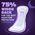 Poise Incontinence Pads & Postpartum Incontinence Pads, 8 Drop Overnight Absorbency, Extra-Coverage Length, 72 Pads (2 Packs of 36), Packaging May Vary