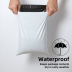 KKBESTPACK White Poly Mailers 14.5x19 in, Shipping Bags, 100 Pcs