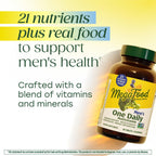 MegaFood One Daily Mens Multivitamins - Multivitamin for Men - Vitamin C, Vitamin D3 & Vitamin B12 - Muscle, Energy Metabolism & Immune Support - Vegetarian, Gluten Free - 30 Tablets, 30 Servings
