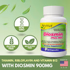 Arymar Diosmin Plus 900, Circulatory System Support (60 Capsules/Pack of 1)