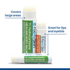 FixMySkin 1% Hydrocortisone Healing Lip Balm, Unflavored – Soothes Dry, Cracked & Irritated Lips, Relieves Chapped Lips, Cold Sores & Eczema, Dermatologist Developed, Travel-Friendly Tube, 0.15 oz