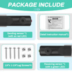 for Genie Garage Door Sensor, Replacement for Genie/Overhead Garage Door Sensor, Compatible with Genie/Overhead Garage Door Opener Made After 1993, Item Includes Two Sensors (Receiving&Sending)