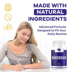 (2 Pack) Marobrain Capsules - Official Marobrain Supplement Pills Daily Support Brain & Mermory Focus, All Natural Advanced Premium Formula for Overall Health & Wellness, 120 Capsules for 2 Months