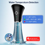 Electric Ear Wax Removal System, Water Powered Ear Cleaning Tool with Irrigation Flusher, 6 Tips, 4 Pressure Settings - Safe & Effective for Ear Wax Buildup Flushing and Cleaning