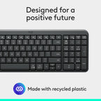 Logitech K250 Compact Wireless Bluetooth Keyboard with Number Pad, Graphite