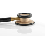 ADC Adscope Lite 619 Ultra Lightweight Clinician Stethoscope with Tuneable AFD Technology, 31 inch Length, Champagne Finish with Black Tubing