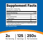 Nutricost D-Mannose Powder 250 Grams - Non-GMO and Gluten Free