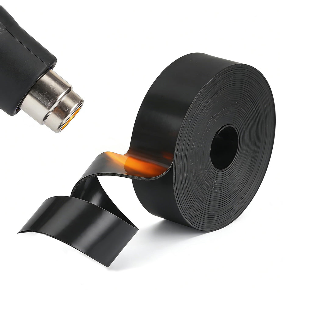 16.5FT Heat Shrink Tape, Electric Heat Tape Shrink Wrap Roll for Electrical Cables, Wires, Pipes, Adhesive Activates Upon Heating Melts and Seals