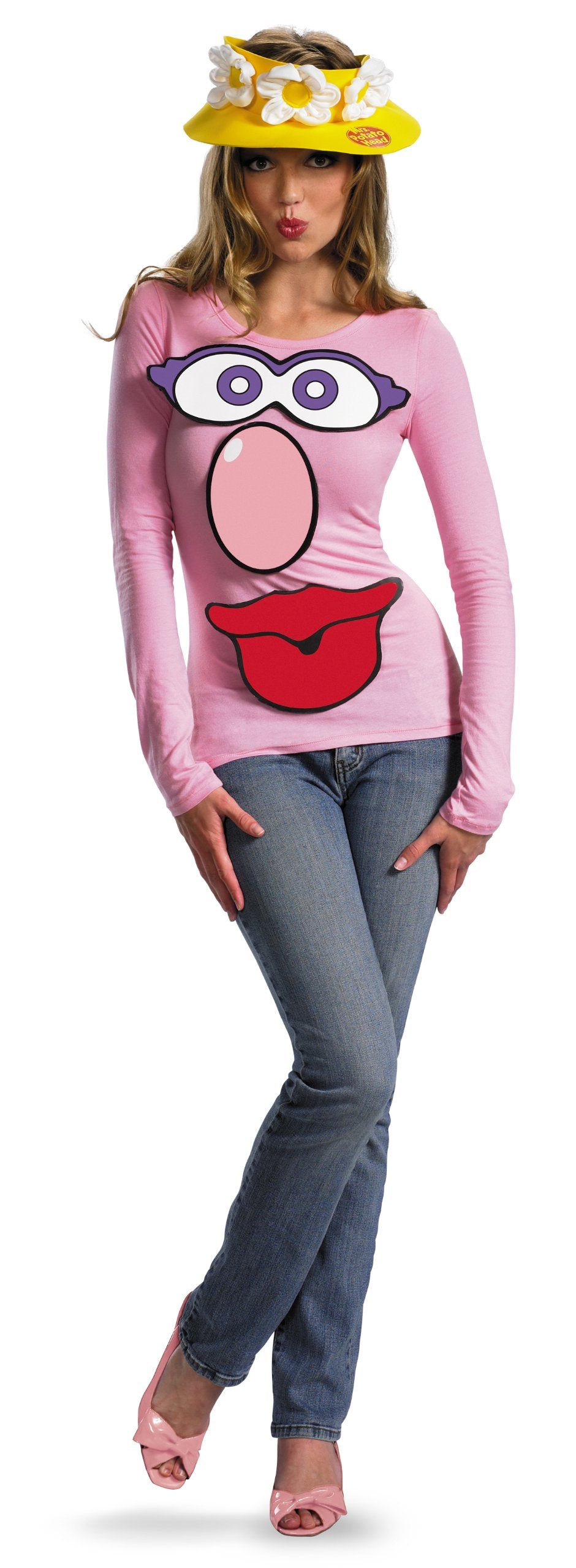 Disguise Mr. and Mrs. Potato Head Costume Kit, Official Halloween Dress Up Outfit, One Size