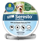 Seresto Small Dog Vet-Recommended Flea & Tick Treatment & Prevention Collar for Dogs Under 18 lbs | 8 Months Protection