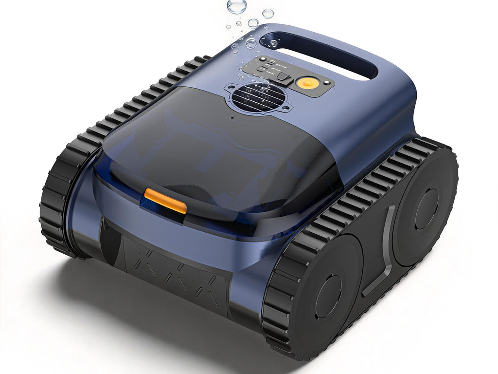(2026 Upgrade) Pool Vacuum for Inground Pool & Above Ground Pool, Cordless Pool Cleaner with Smart Navigation, Self-Parking, LED Indicator, Wall&Waterline Cleaning Pool Robot up to 2150 Sq.ft