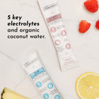 JUST INGREDIENTS Electrolyte Sample Pack – 10 Stick Variety | Hydration Powder Packets | Real Fruit Electrolytes | 3:1 Potassium to Sodium Ratio | No Sugar Added | Travel Drink Mix