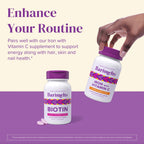 BariMelts Biotin 5000mcg, 90 Fast-Dissolving Tablets (3-Month Supply), Sugar-Free Bariatric Vitamins for Women, Natural Strawberry Flavor