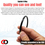 Captain O-Ring - R0358000 O-Ring Kit for Jandy/Zodiac Pool/Spa Filters (Includes 12 Orings)