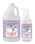 Rebel Green Natural 16 oz All-Purpose Cleaning Spray with 64 oz Refill Bottle - Plant-Based Multi-Surface Cleaner for Kitchen, Bath, Countertops and More - Lavender & Grapefruit Scent