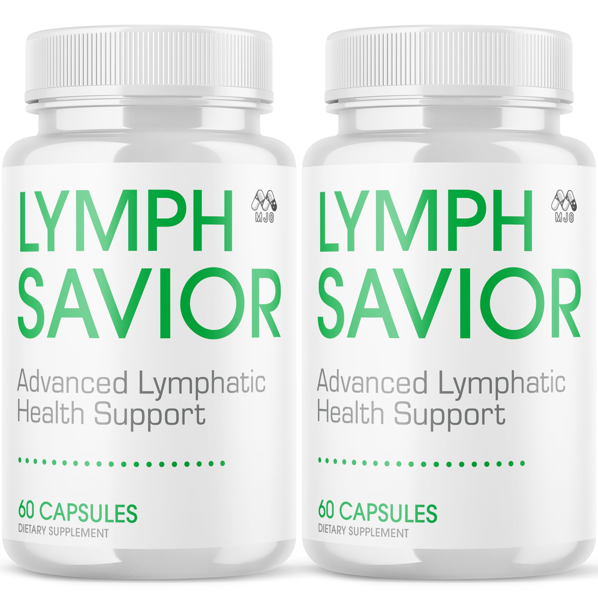 (2 Pack) Lymph Savior Capsules, Official Lymph Savior Pills with All Natural Ingredients, Maximum Strength Supplement with Premium Vitamins Supporting Optimal Wellness & Advanced Health (120 Capsules)