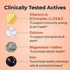 HUM Base Control Multivitamin for Women with Vitamin C, Iron, Biotin, Zinc, B Complex, Daily Women's Multivitamin, 22 Essential Vitamins & Minerals, Support for Pre-Menopause, Gluten Free, 30 Capsules