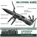 Fathers Day Dad Gifts from Daughter Son Wife Kids,BEST DAD EVER Multitool Knife,Christmas Birthday Father Day for Dad Step New Dad,Unique Camping Hunting Cycling Gift Ideas