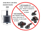ATIE Pool Valve Diverter Kit 4720 Replacement for Jandy 2 Port or 3 Port Never Lube Pool Diverter Valve Standard Diverter 4720 (2 Pack)