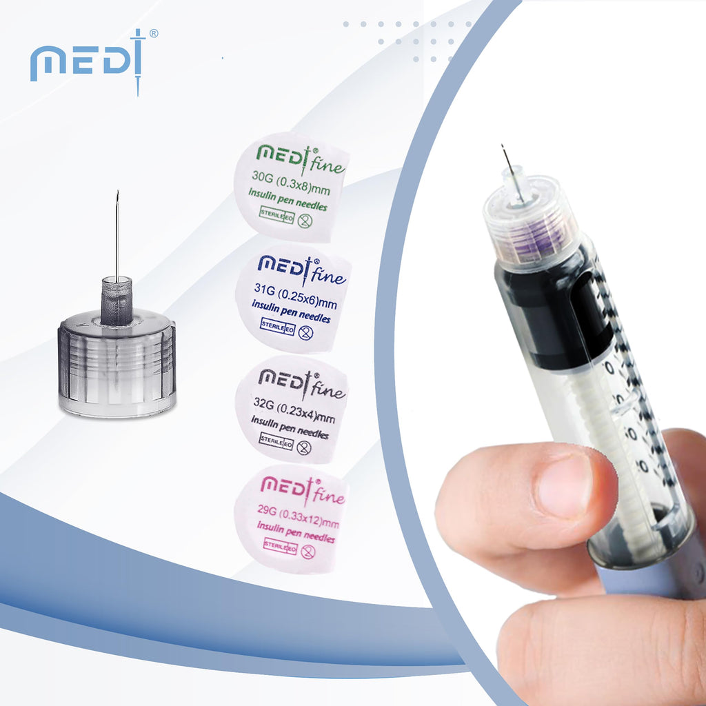 Medt Fine Insulin Pen Needles 31G 5mm - 100 Ct, Pack of 1