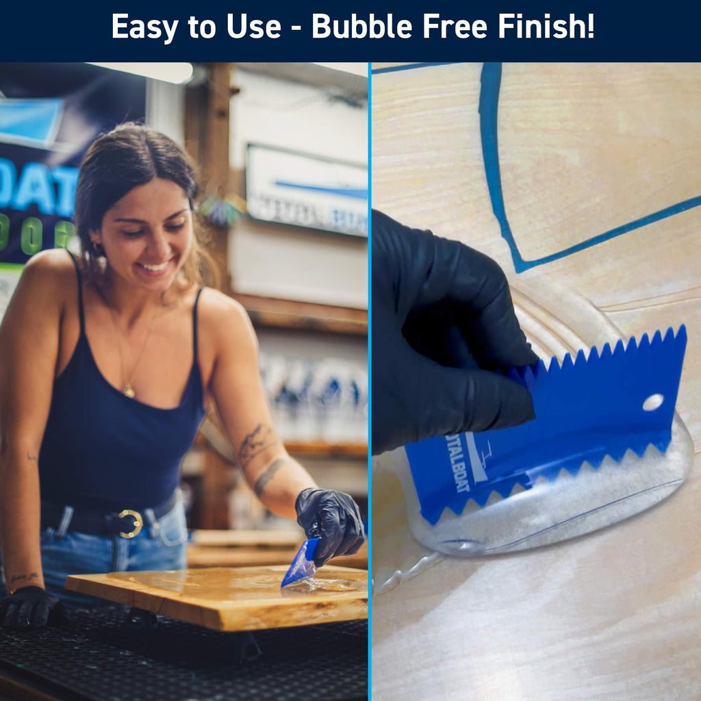 TotalBoat Table Top Epoxy Resin Kit - 1 Gallon Crystal Clear Epoxy with High Gloss & UV-Resistance - Easy 1:1 Ratio for Bar and Table Coating, Woodworking, and Resin Art Casting