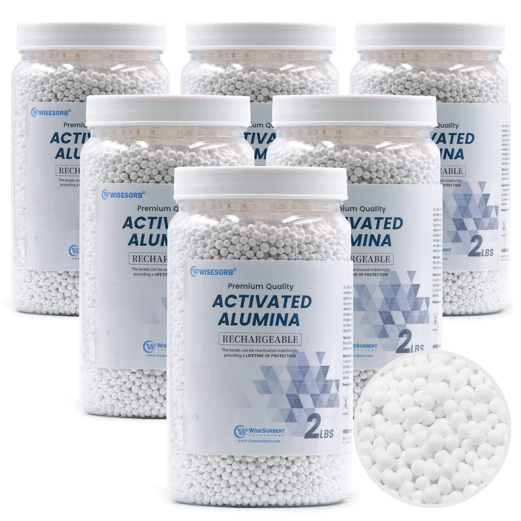 Wisesorb 12 LBS Activated Alumina, Alumina Desiccant Great for Filament Drying, Reusable Dessicant Dehumidifiers Desiccant Moisture Absorber Prevent Wet Filament
