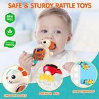 Baby Toys 6-12 Months, Removable Baby Rattle, 6 Month Old High Chair Toys