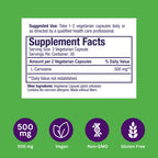 Paradise Herbs L-Carnosine, Super Potent, Ultra Pure, Antioxidant, Vegan, Non GMO, Gluten Free, 60 Vegetarian Capsules