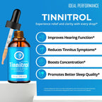 Tinnitrol Tinnitus Drops, Tinnitrol Tinnitus Relief for Ringing Ears, Advanced Ear Health Support Supplement Liquid Drops All Natural for Healthy Ringing Ear, Tinni Trol Reviews (2 Pack)