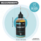 Liquid Solder Flux Dropper (30 ml/1 Oz.) I RMA Liquid Solder Flux I Soldering Flux I Electrical Solder I No Clean Liquid Flux I Rosin Flux I Soldering Flux for Electronics I Lead Free Liquid Solder I