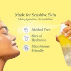 Beekman 1802 Milk Shake Hydrating Face Mist – Setting Spray & Milky Toner with Hyaluronic Acid & Squalane – Facial Toner & Face Spray – Lightweight Hydration, Minimizes Pores, Travel Size