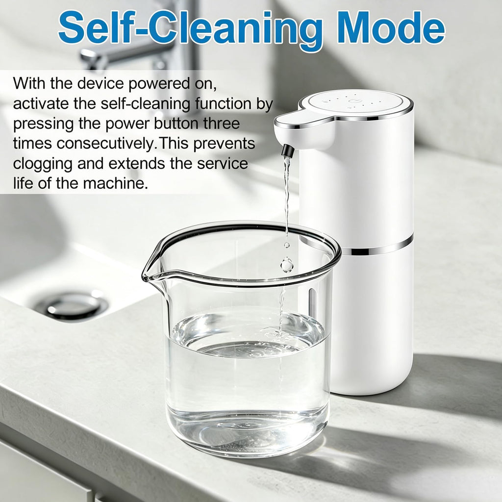Automatic Soap Dispenser Touchless,Liquid Soap Dispenser with 4 Adjustable Levels,12.8oz USB Rechargeable and Wall Mounted,Smart Hand Soap Dispenser for Bathroom,Kitchen Sink,Dish Soap